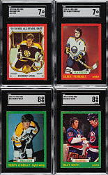 1973-1974 O-Pee-Chee Hockey Complete Set (264) Plus Team Crest Set (17) and Team Rings Set (17)