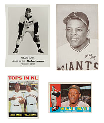1958 to 1983 Topps, Exhibits, and Post Cereal Willie Mays Collection (24)