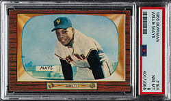 1955 Bowman #184 Willie Mays PSA NM-MT 8