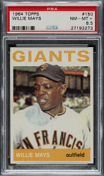 1964 Topps #150 Willie Mays PSA NM-MT+ 8.5