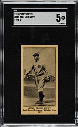 1916 M101-4 Everybody's Clothing Store (Type 1) #127 Geo. Moriarty SGC EX 5 - 1 of 2 - Highest Graded!
