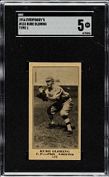 1916 M101-4 Everybody's Clothing Store (Type 1) #133 Rube Oldring SGC EX 5 - 1 of 2 - Highest Graded!