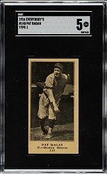 1916 M101-4 Everybody's Clothing Store (Type 1) #140 Pat Ragan SGC EX 5