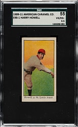 1909-1911 E90-1 American Caramel Harry Howell Follow Through SGC VG/EX+ 55