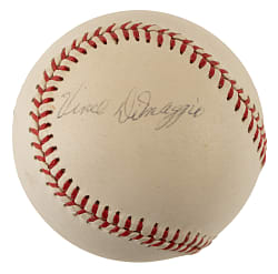Vince DiMaggio Single-Signed Baseball - JSA