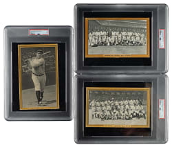 1933 R309-1 Goudey Premiums PSA-Graded Near-Complete Set (3/4) Including Babe Ruth and Original Envelope