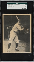 1929 R316 Kashin Publications Babe Ruth SGC EX 60