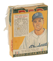 1953 Red Man Tobacco Unopened Pack with Pee Wee Reese