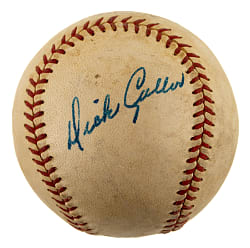 Dick Culler Single-Signed Baseball - JSA