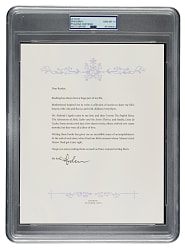 2005 Madonna Signed Letter PSA/DNA GEM MINT 10
