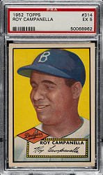 1952 Topps #314 Roy Campanella High Number PSA EX 5