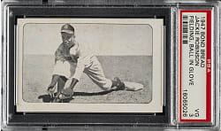 Circa 1947 Bond Bread Jackie Robinson Fielding, Ball In Glove PSA VG 3