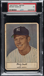 1953 Stahl-Meyer Franks Mickey Mantle PSA POOR 1