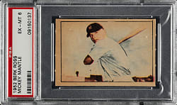 1952 Berk Ross Mickey Mantle PSA EX-MT 6