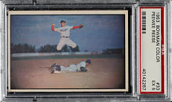 1953 Bowman Color #33 Pee Wee Reese PSA EX 5