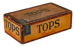 1926 Maryland Club Tobacco Pouch Collection (8) and Vintage Tops Panetelas Cigar Box