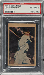 1952 Berk Ross Joe DiMaggio PSA EX-MT 6
