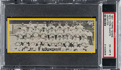 1951 Topps Teams New York Giants Dated PSA EX-MT 6