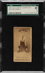 1887 N172 Old Judge Pat Dealey SGC VG 40
