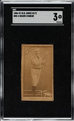 1886-1887 N172 Old Judge Roger Connor SGC VG 3 - Rare "Script Series"