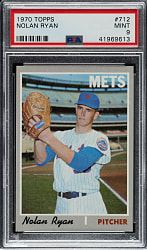 1970 Topps #712 Nolan Ryan PSA MINT 9