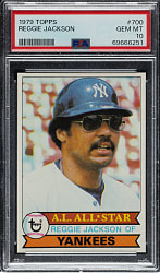 1979 Topps #700 Reggie Jackson PSA GEM MINT 10