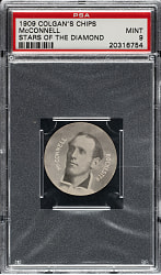 1909-1911 E254 Colgan's Chips George McConnell PSA MINT 9 - 1 of 1 - Highest Graded!