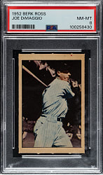 1952 Berk Ross Joe DiMaggio PSA NM-MT 8