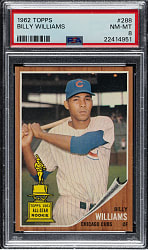 1962 Topps #288 Billy Williams PSA NM-MT 8