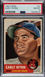 1953 Topps #61 Early Wynn PSA NM-MT 8
