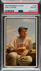 1953 Bowman Color #146 Early Wynn PSA NM-MT 8