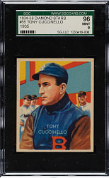1934-1936 R327 Diamond Stars #55 Tony Cuccinello SGC MINT 96 - 1 of 1 - Highest Graded!