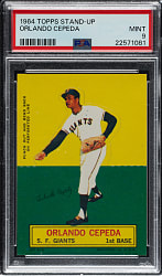 1964 Topps Stand-Up Orlando Cepeda PSA MINT 9 - Highest Graded!