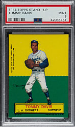 1964 Topps Stand-Up Tommy Davis PSA MINT 9 - 1 of 4 - Highest Graded!