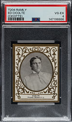 1909 T204 Ramly Tobacco Ed Cicotte PSA VG-EX 4