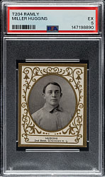 1909 T204 Ramly Tobacco Miller Huggins PSA EX 5