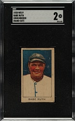 1920 W519 Babe Ruth SGC GOOD 2