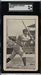 Extremely Rare 1920s Underwood & Underwood Babe Ruth SGC POOR 1