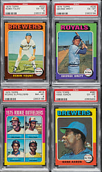 High-Grade 1975 Topps Complete Set (660) Including 27 PSA-Graded Cards
