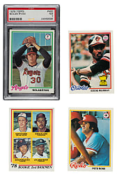 High-Grade 1978 Topps Complete Set (726) Including 14 PSA-Graded Cards