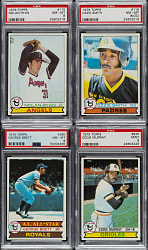 1979 Topps Complete Set (726) Including 25 PSA-Graded Cards