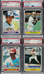 1979 Topps Complete Set (726) Including 18 PSA-Graded Cards