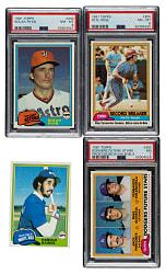 High-Grade 1981 Topps Complete Set Trio (3 Sets, 2,178 Cards) Including 21 PSA-Graded Cards