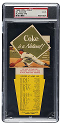 1952 Coca-Cola Playing Tips Gil Hodges PSA EX 5