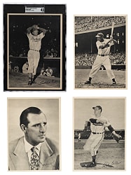 1949 Cleveland Indians Picture Pack-Action Complete Set (30) Including Satchel Paige SGC VG/EX 4 Plus Original Envelope