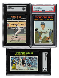 1971 Topps Complete Set (752) Including 105 SGC- and PSA-Graded Cards