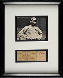 Chief Bender Signed Ticket- JSA