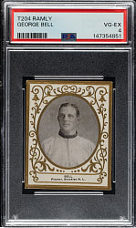 1909 T204 Ramly Tobacco George Bell PSA VG-EX 4