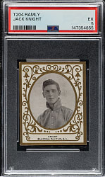 1909 T204 Ramly Tobacco Jack Knight PSA EX 5