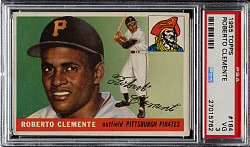 1955 Topps #164 Roberto Clemente Rookie PSA VG 3